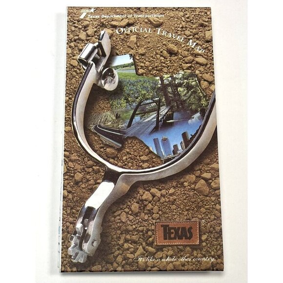 2001 TEXAS Department of Transportation Official Travel MAP Tourism Street EUC - Picture 1 of 5